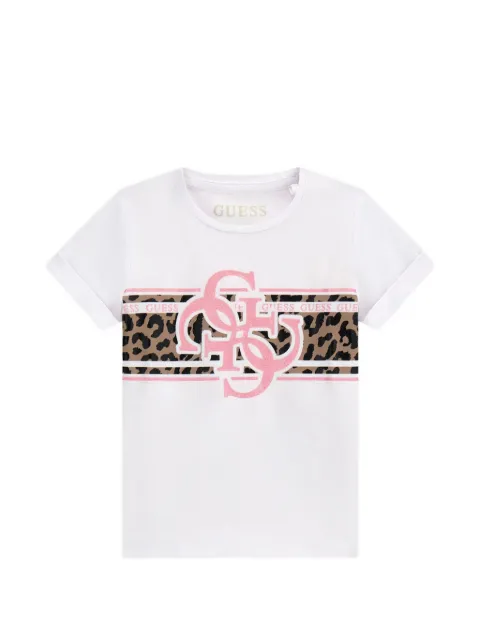 guess kids camiseta con logo estampado