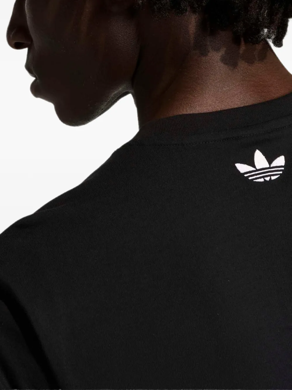adidas T-shirt met grafische print Zwart