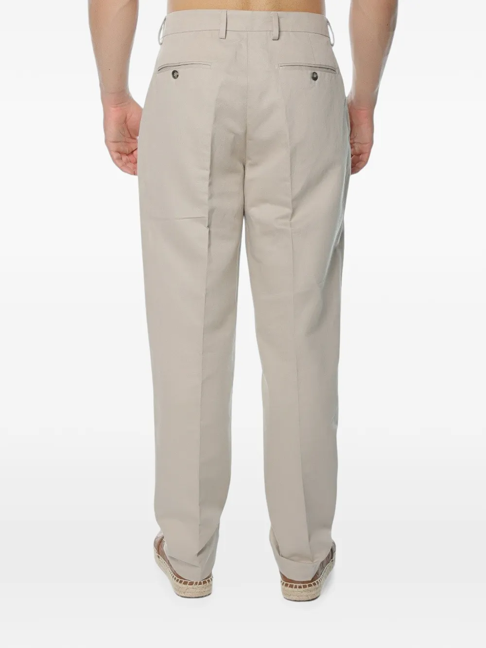 Trussardi Ruimvallende broek Beige