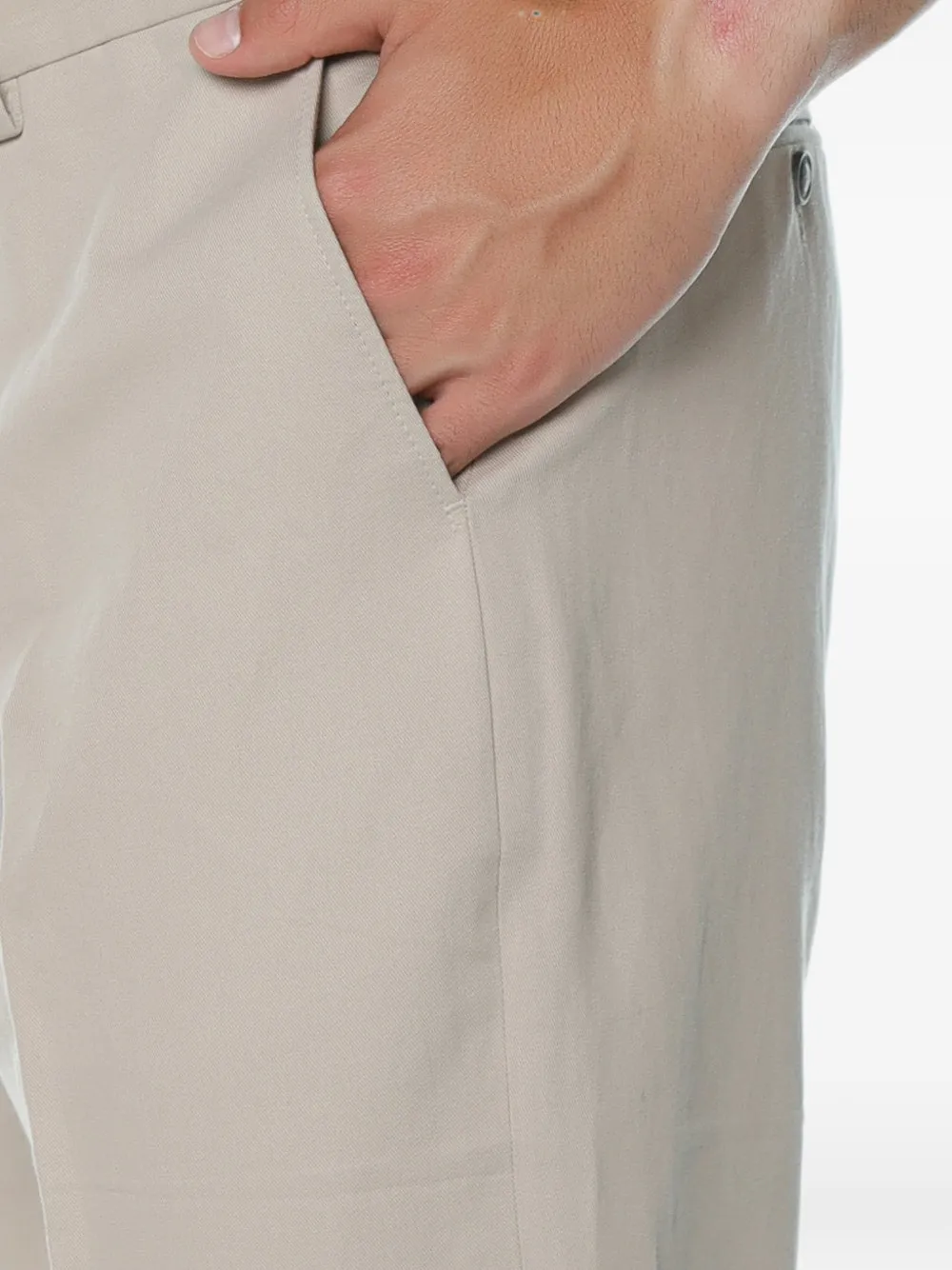 Trussardi Ruimvallende broek Beige