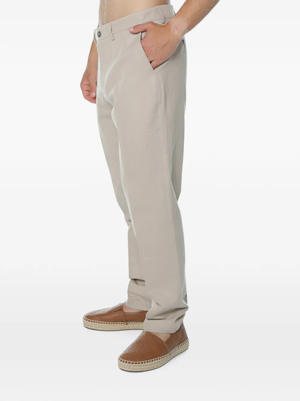 Trussardi Ruimvallende broek Beige