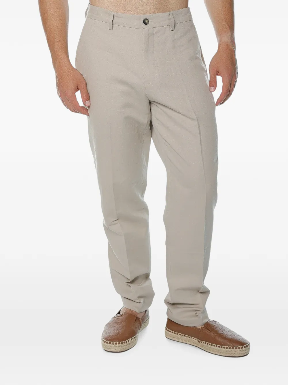 Trussardi Ruimvallende broek Beige