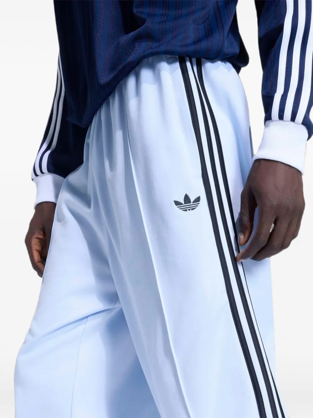 adidas Trainingsbroek met zijstreep Blauw