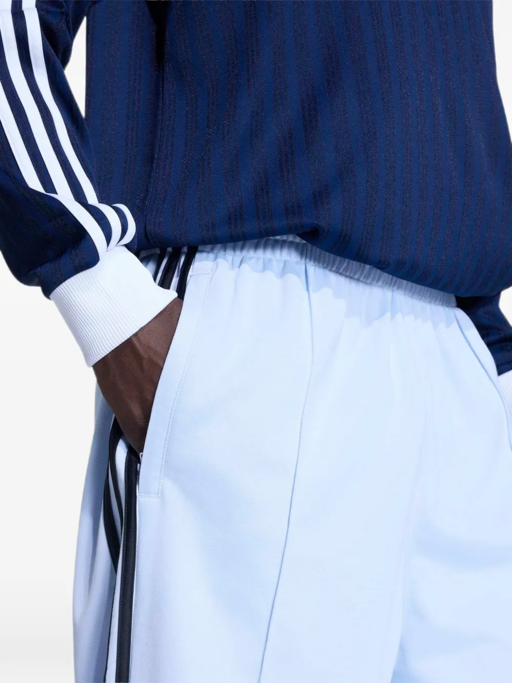 adidas Trainingsbroek met zijstreep Blauw