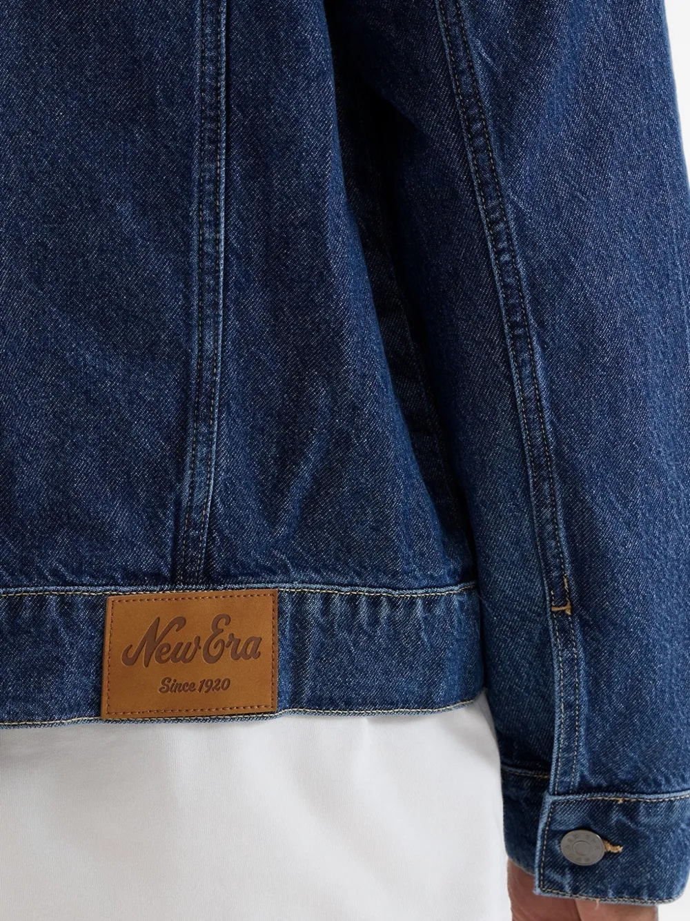 NEW ERA CAP Script denim jacket Blauw