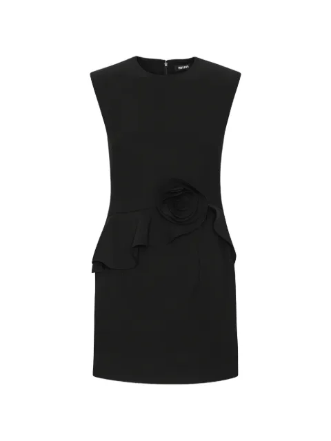 ROTATE BIRGER CHRISTENSEN Minikleid mit Schößchen und Blumenapplikation