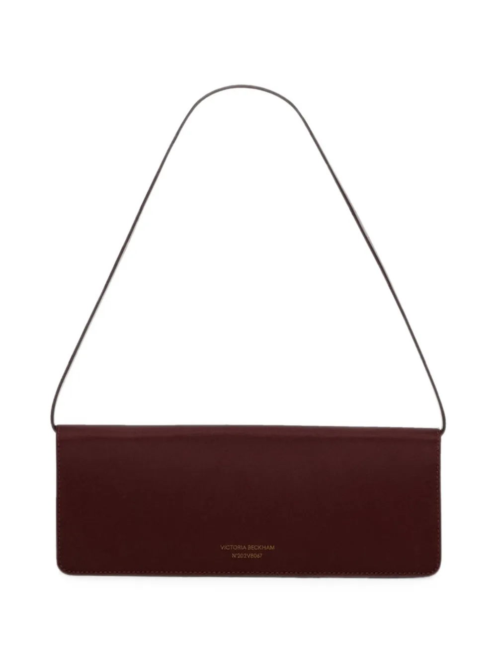 Victoria Beckham Dorian schoudertas met logoplakkaat Rood