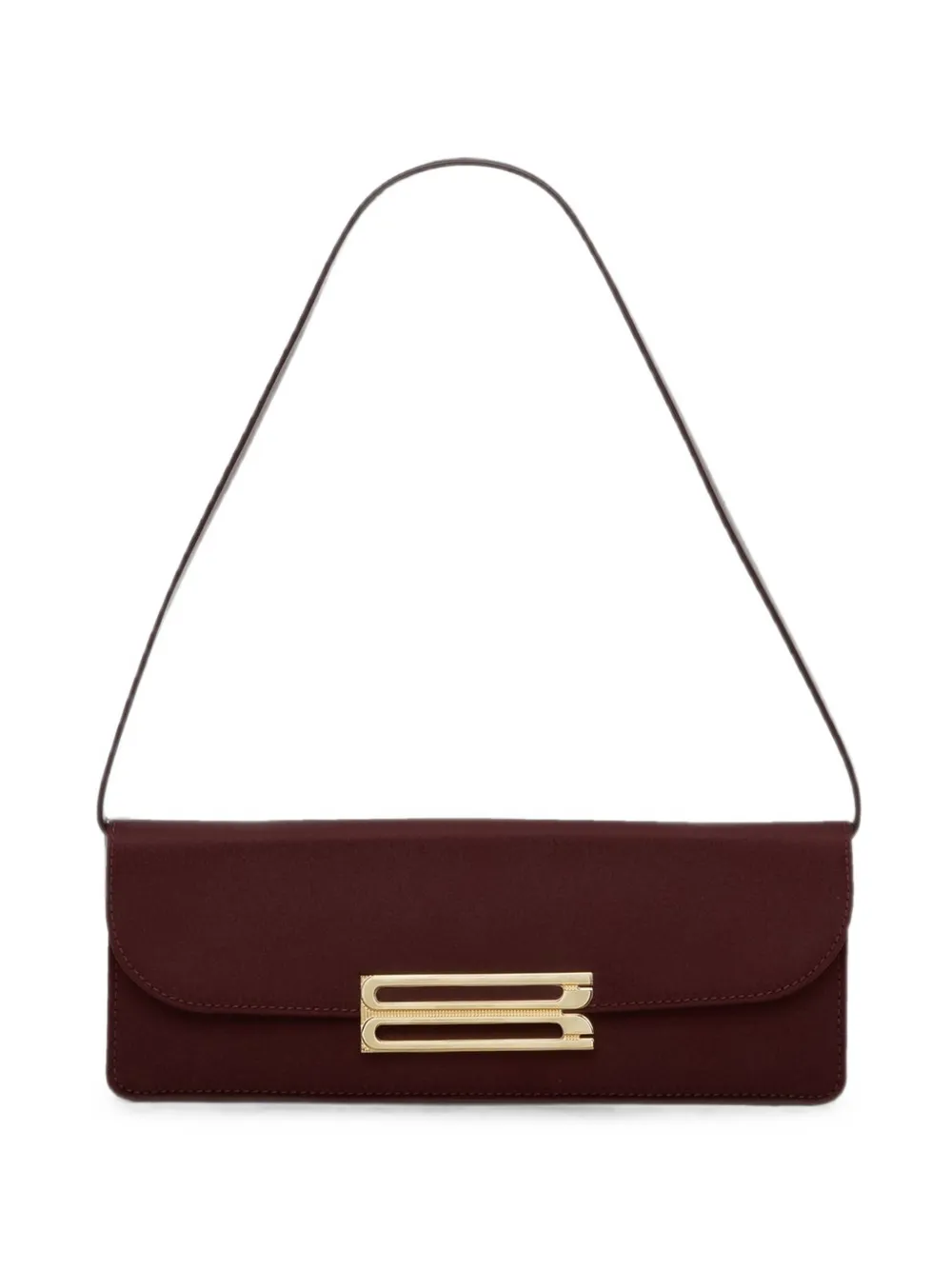 Victoria Beckham Dorian logo-plaque shoulder bag - Rosso