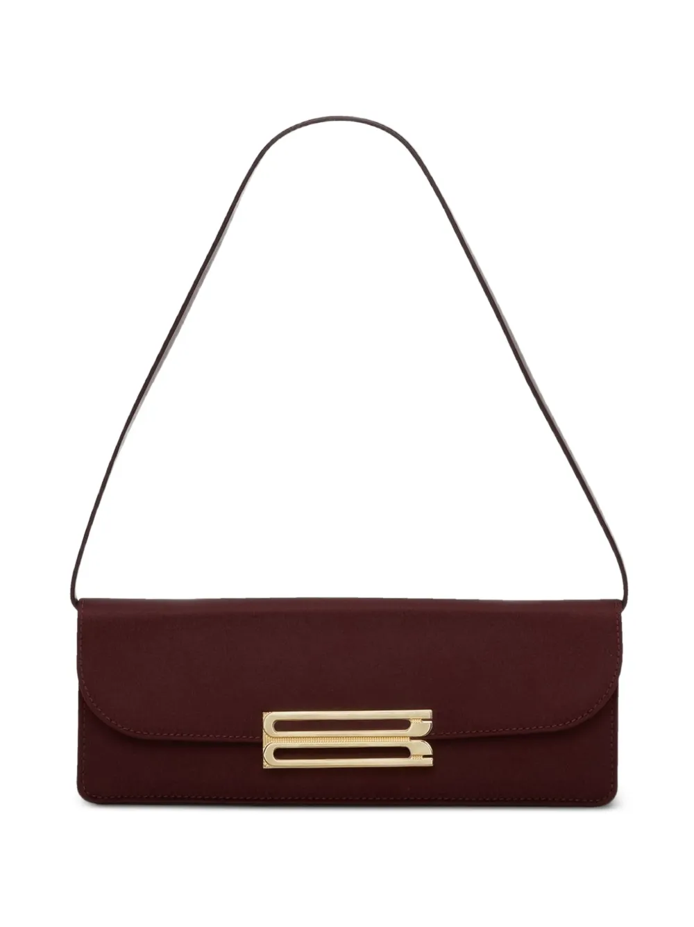 Victoria Beckham Dorian logo-plaque shoulder bag - Red