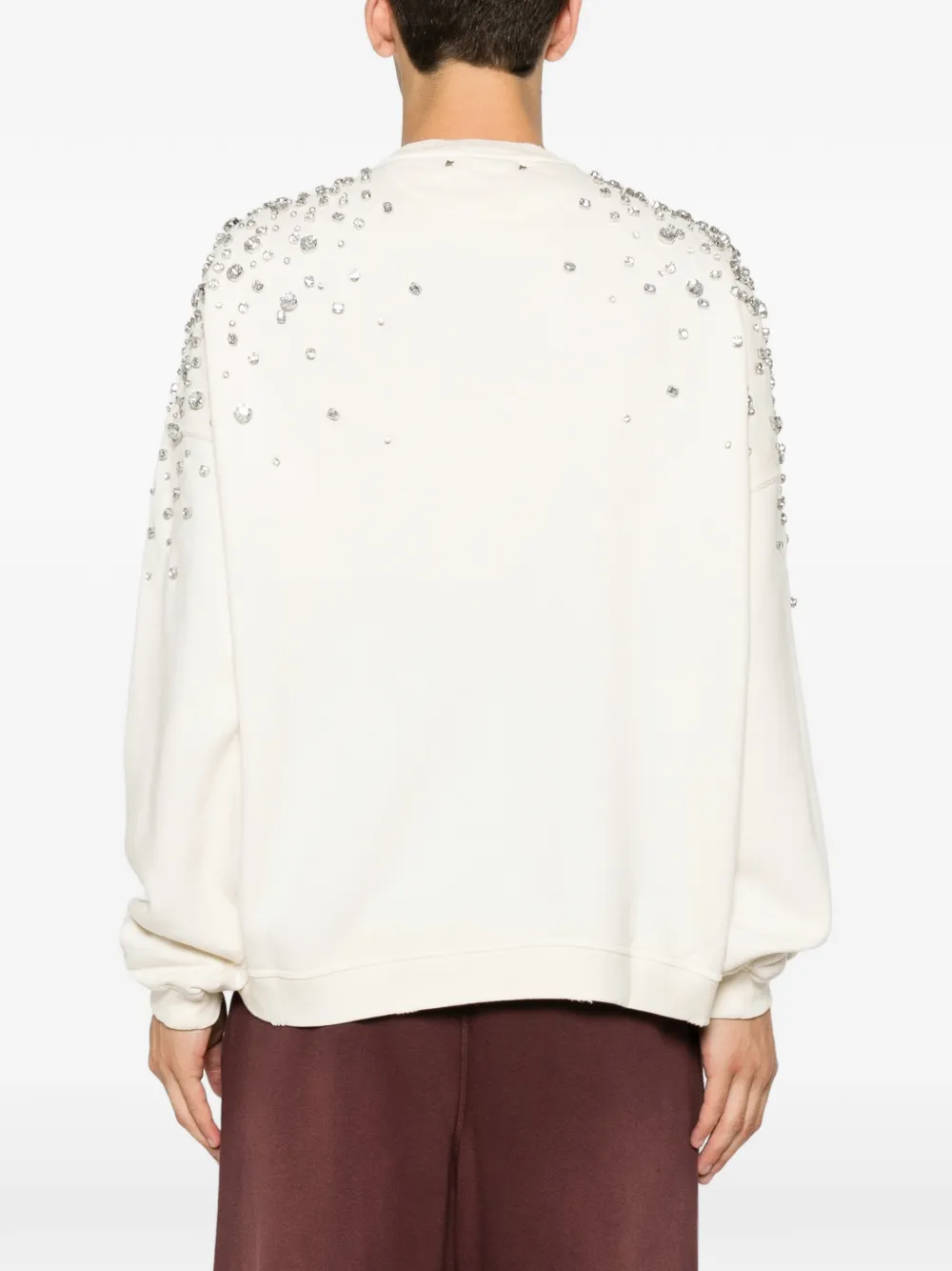 Golden Goose Verfraaide sweater Beige