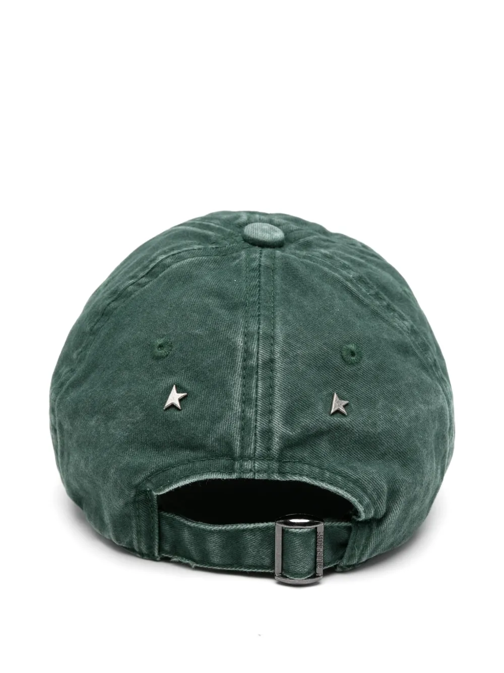 Golden Goose Honkbalpet met geborduurd logo en sterpatch Groen