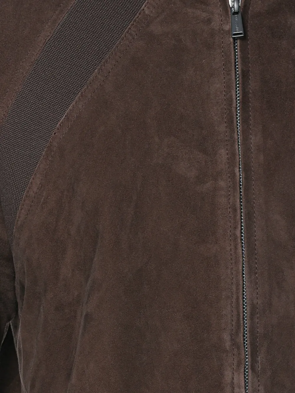 Trussardi Suède bomberjack Bruin