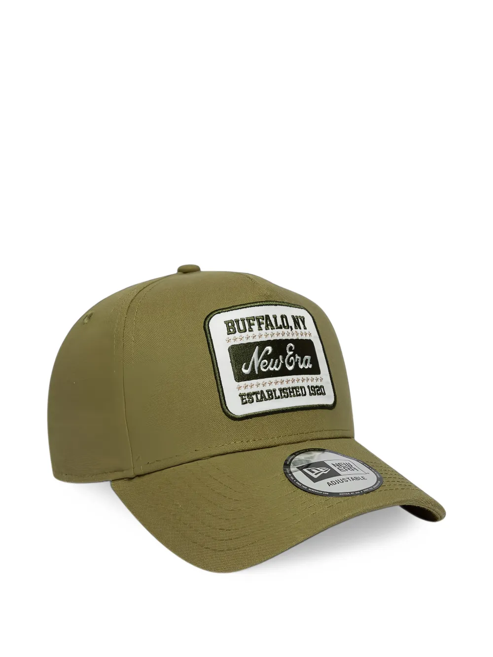 NEW ERA CAP logo-patch baseball cap Groen