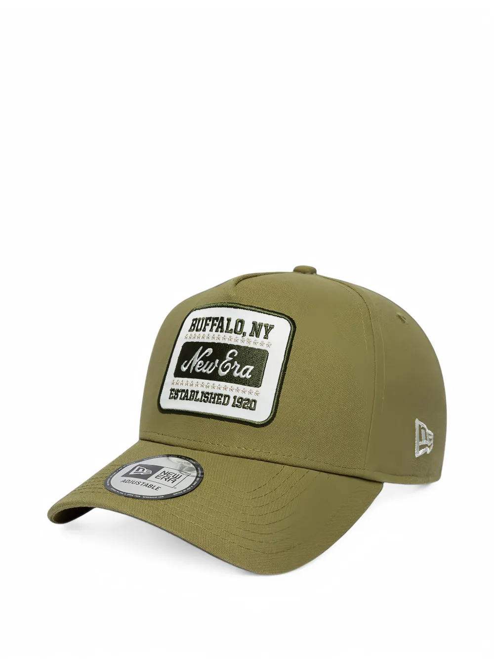 NEW ERA CAP logo-patch baseball cap Groen