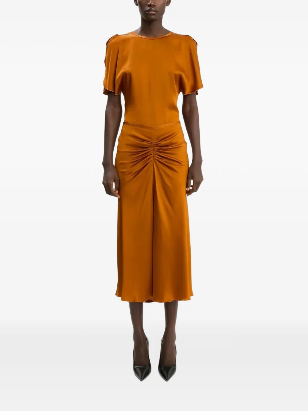 Victoria Beckham Bela blouse met koude schouders Oranje