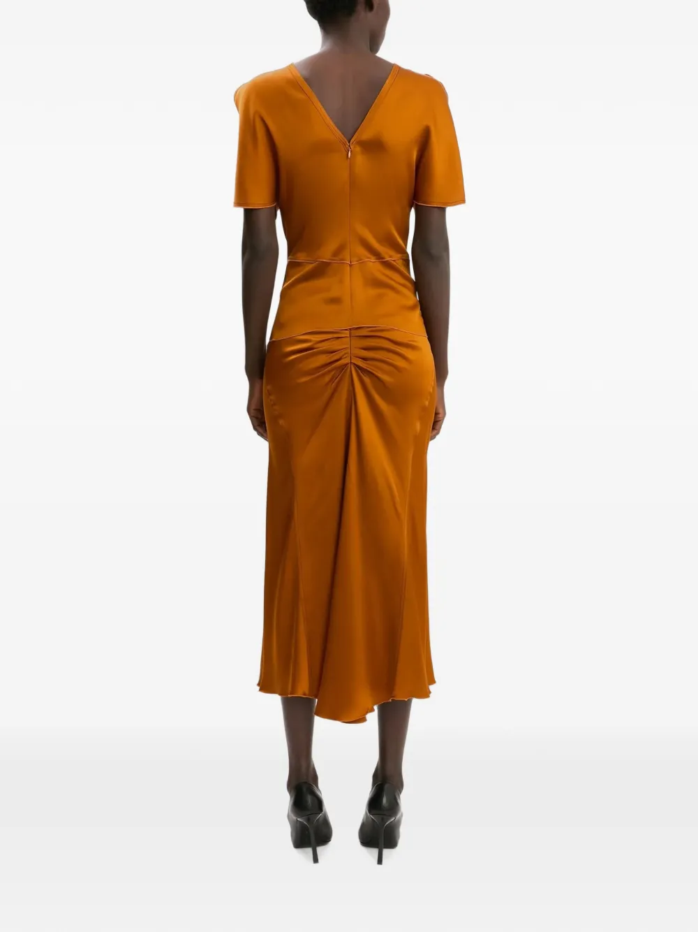 Victoria Beckham Bela blouse met koude schouders Oranje