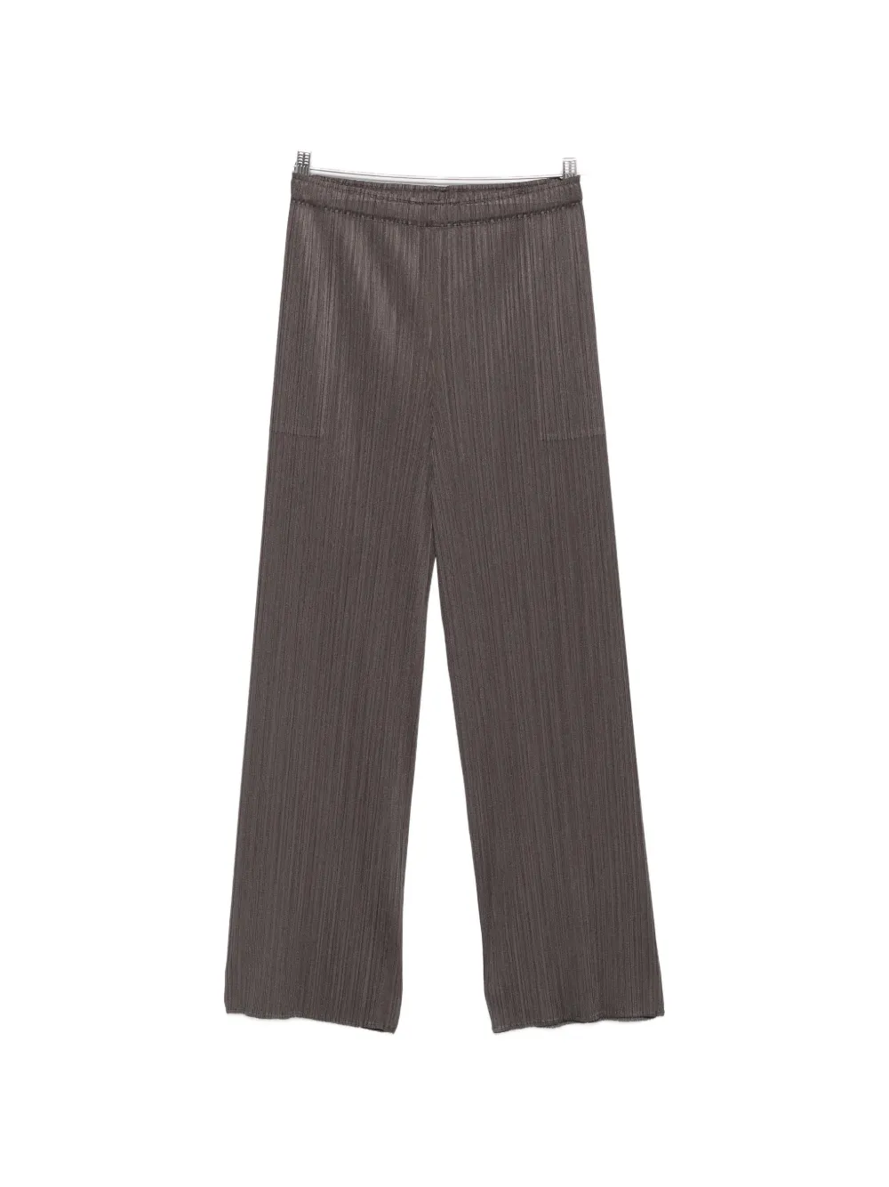 Pleats Please Issey Miyake Monthly Colors: June pleated trousers - Grau