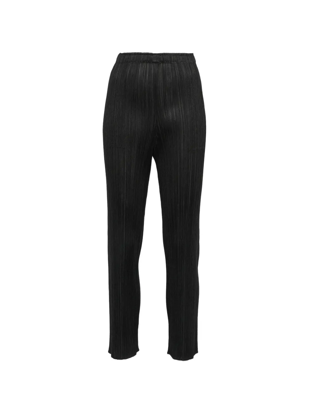 Pleats Please Issey Miyake plissé-effect trousers - Black