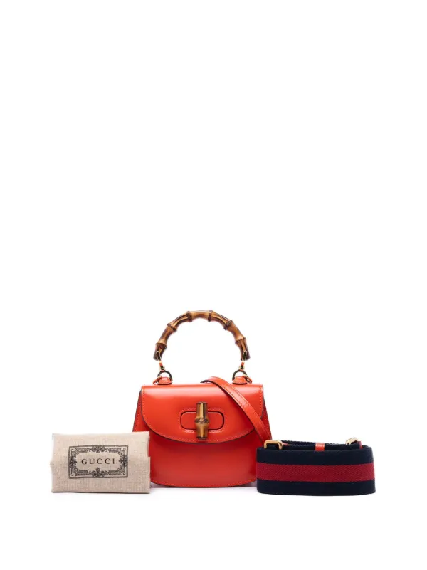 Gucci Pre-Owned 2016-2026 ミニ カーフスキン 1947 バンブー