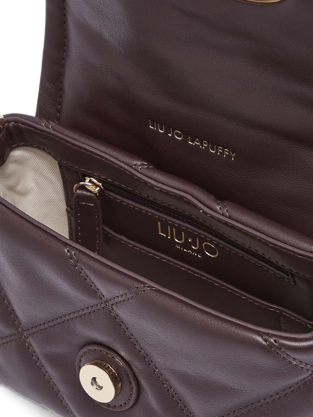 LIU JO LaPuffy kleine tas Bruin