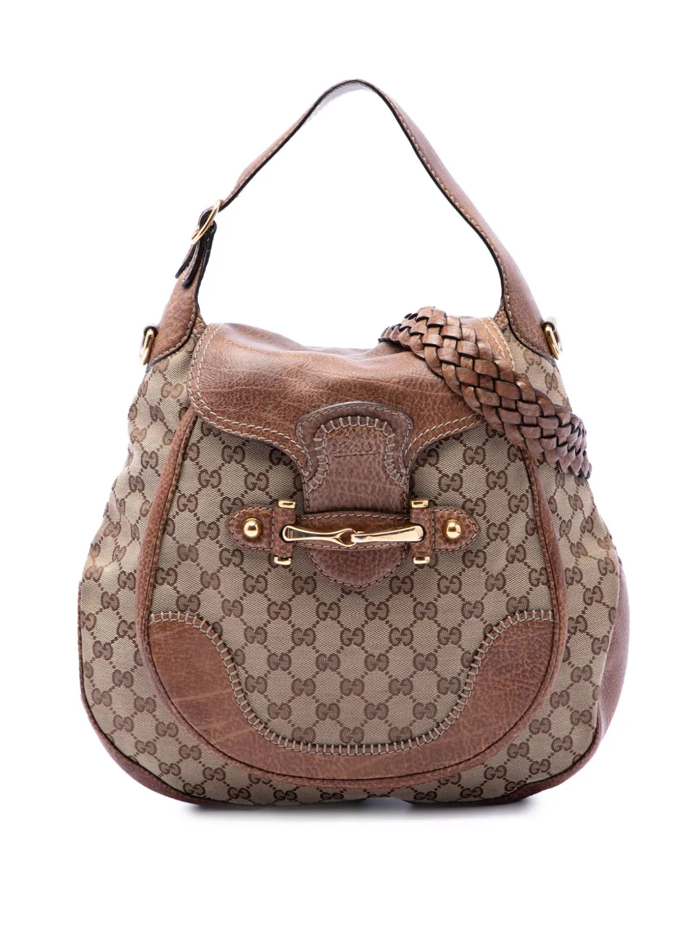 Gucci Pre-Owned Borsa a tracolla New Pelham in tela GG 2016-2026 - Toni neutri