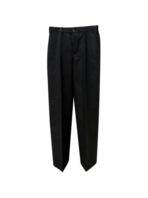 Rick Owens pressed-crease trousers