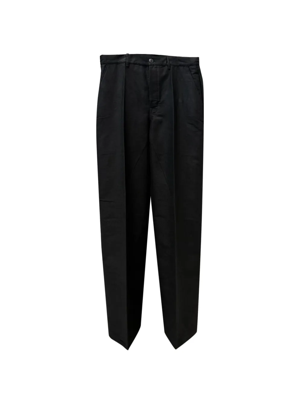 Rick Owens Pantaloni con piega - Nero