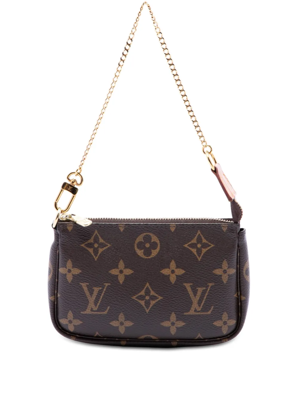 Louis Vuitton Pre-Owned Borsa a mano mini Pochette Accessoires con monogramma 2020 - Marrone