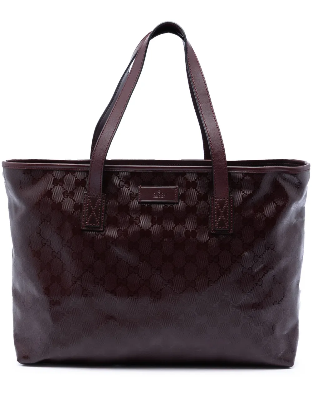 Gucci Pre-Owned Borsa tote GG Imprime media 2016-2026 - Rosso