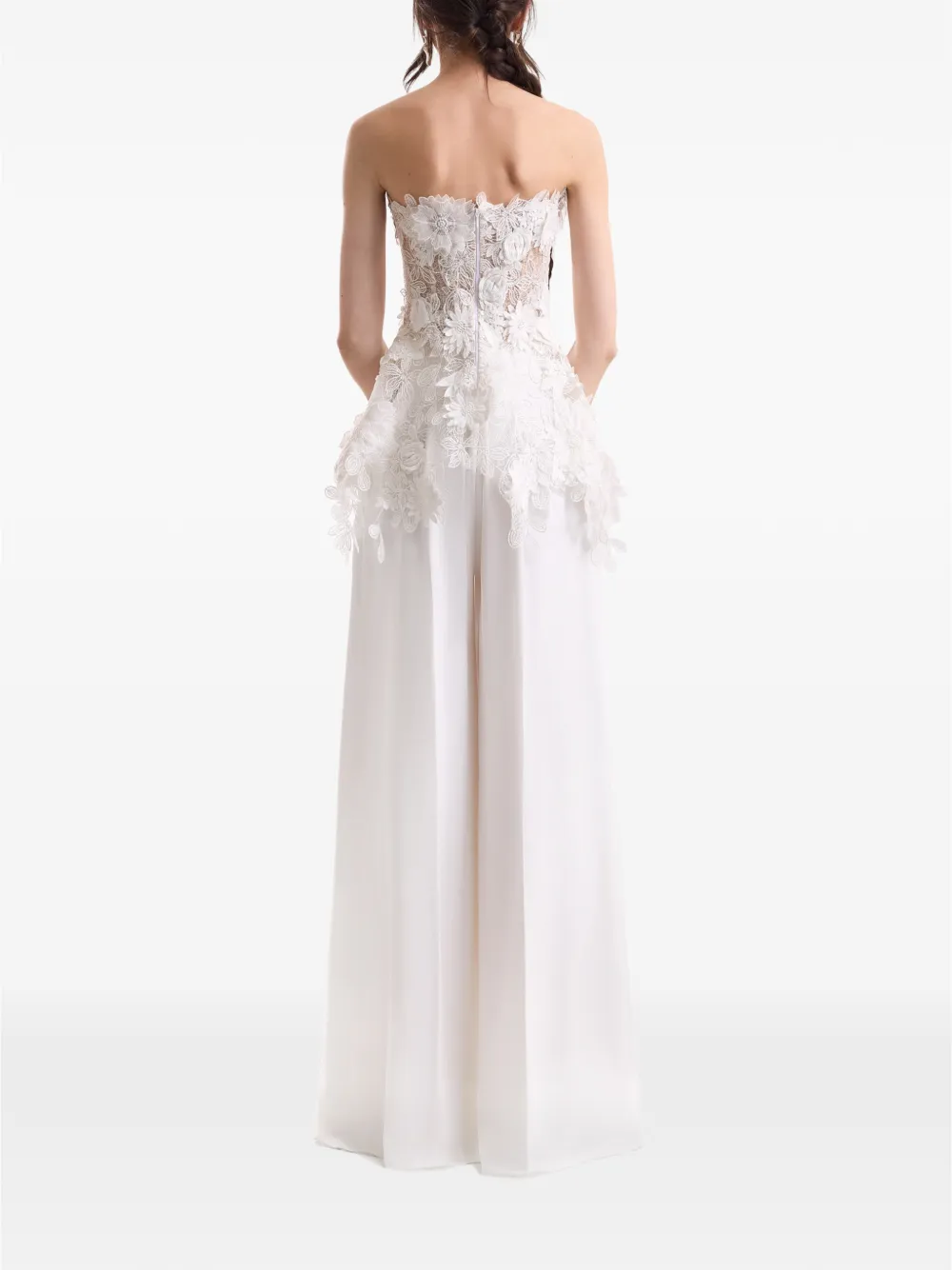 Gemy Maalouf High waist broek Wit