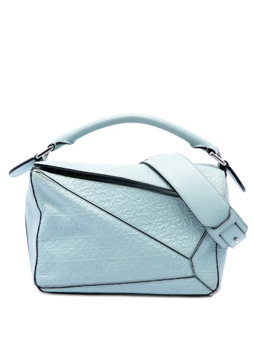 Loewe Pre-Owned Borsa a tracolla Anagram Puzzle piccola 2016 - Blu