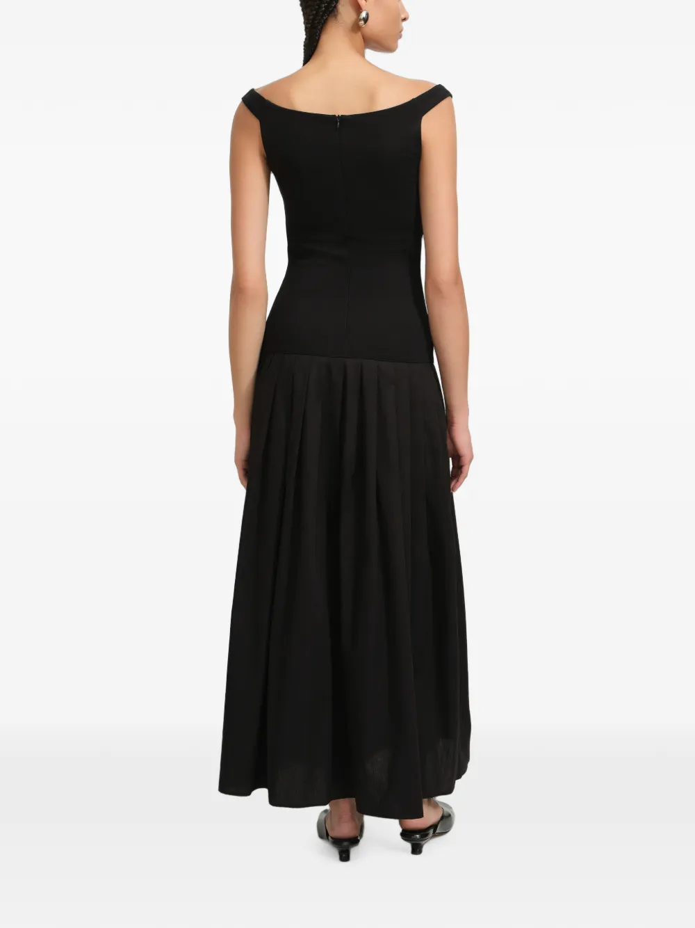 Marcella Selene maxi-dress Zwart