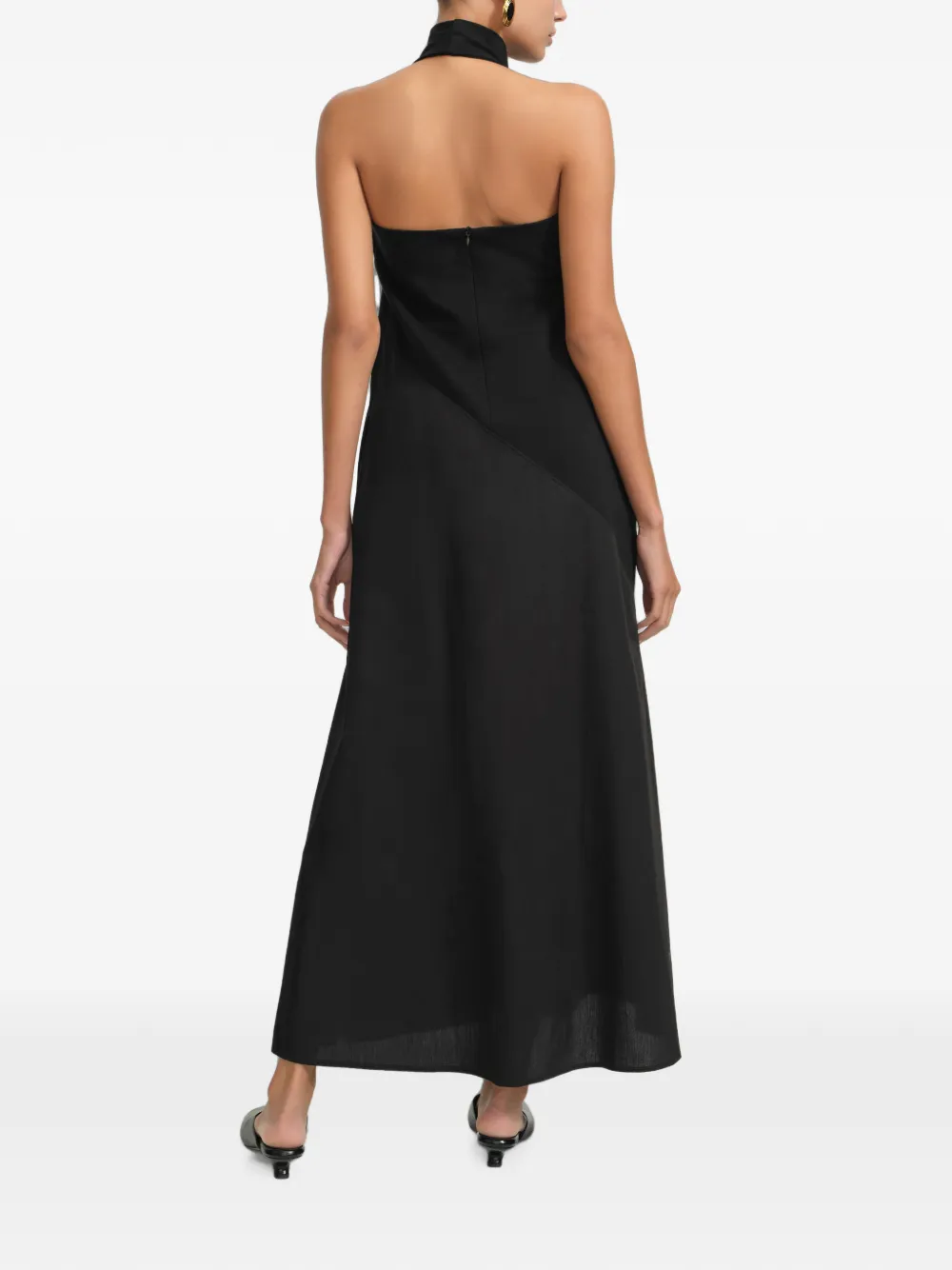 Marcella Denali maxi-dress Zwart