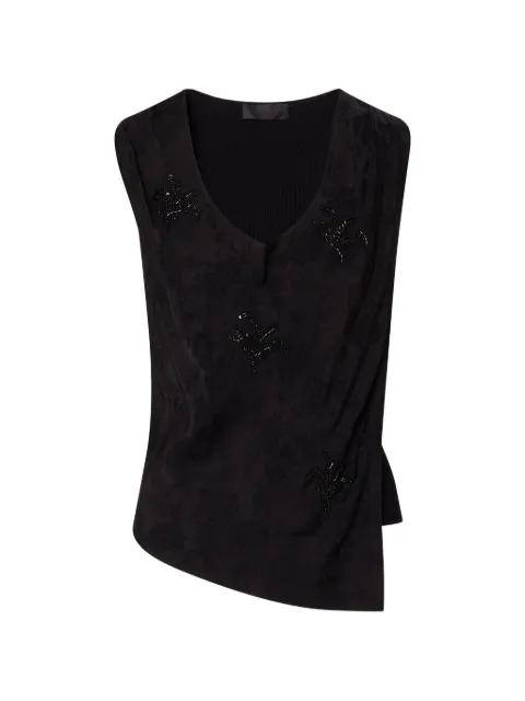LIU JO top with jewel embroidery