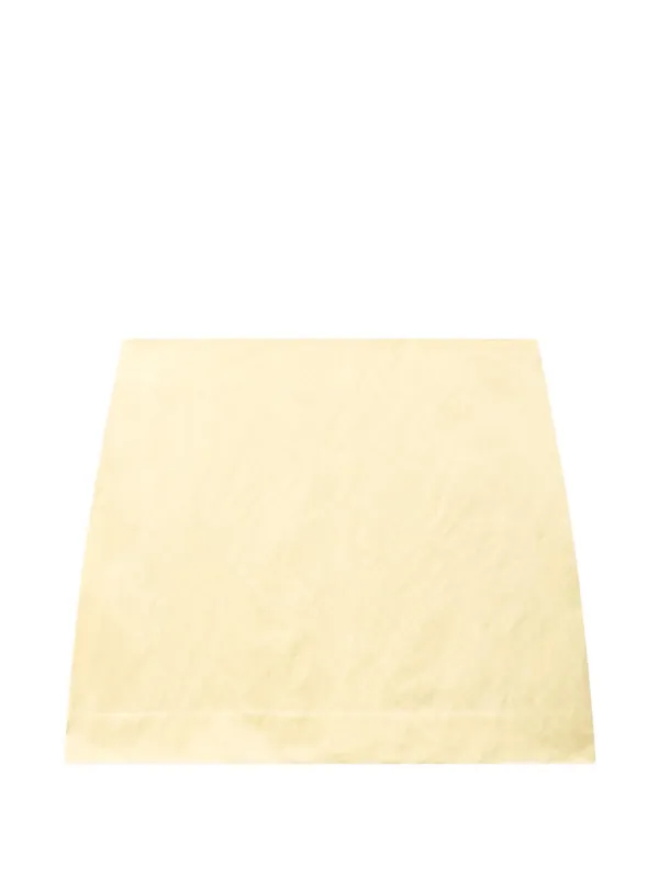 A.L.C. Petra A-line Mini Skirt in Yellow