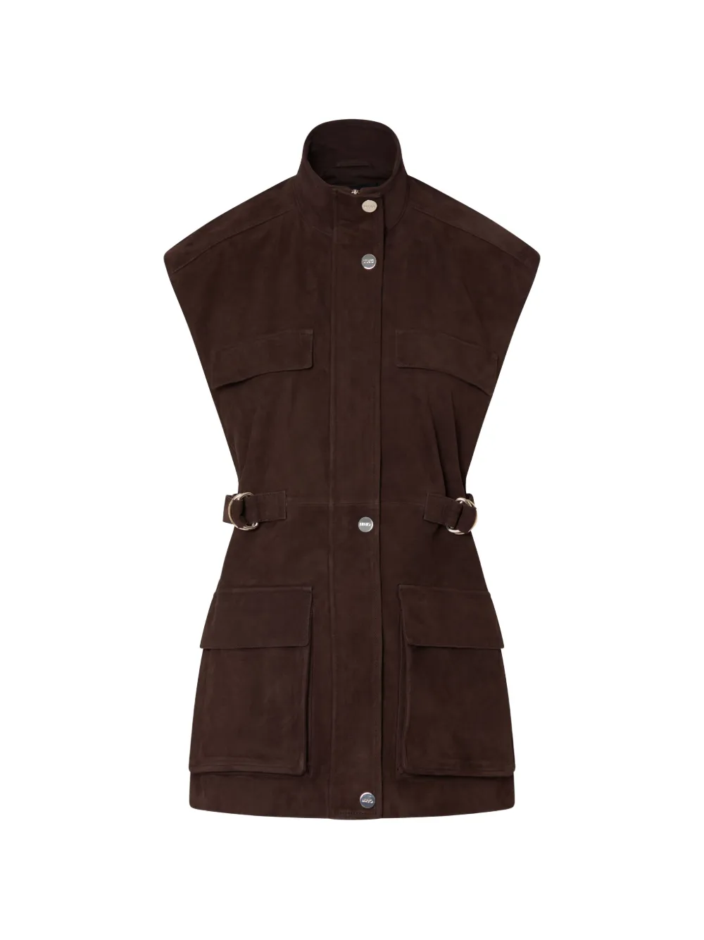 LIU JO suede vest - Marrone