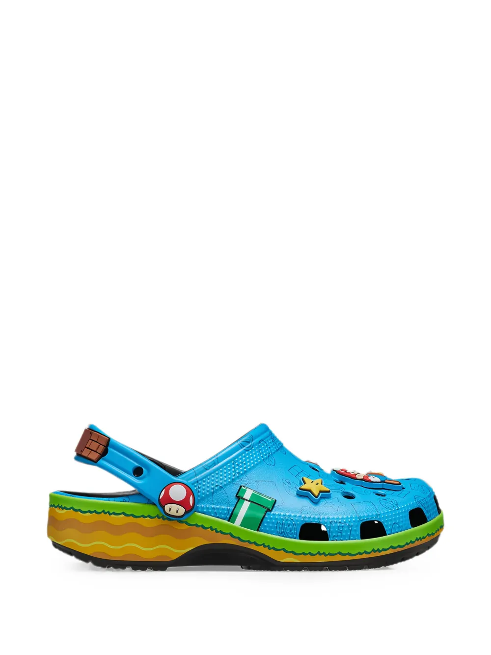 Crocs x Super Mario Clogs Classic con decorazione - Blu