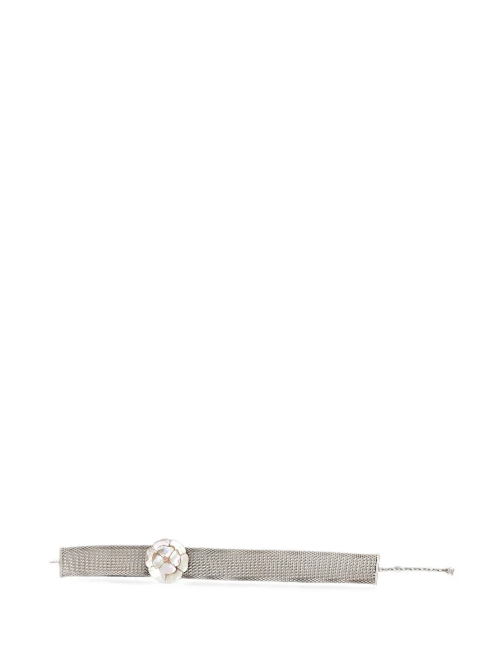 CHANEL Pre-Owned Camellia necklace - Silber