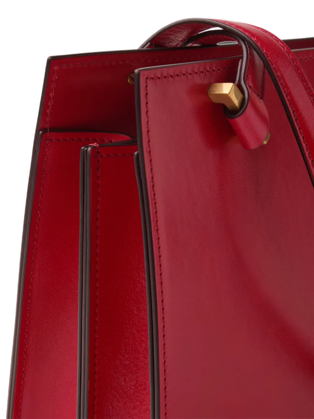 Versace Severine leren shopper Rood