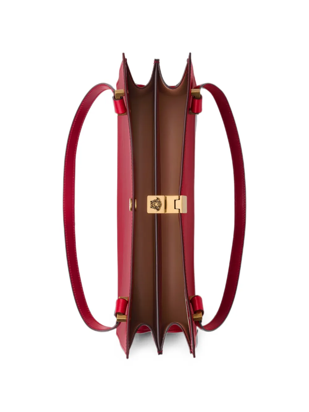 Versace Severine leren shopper Rood