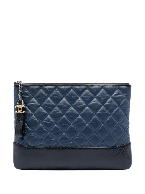 CHANEL Pre-Owned 2018-2019 Medium Aged Calfskin Gabrielle O Case clutch bag