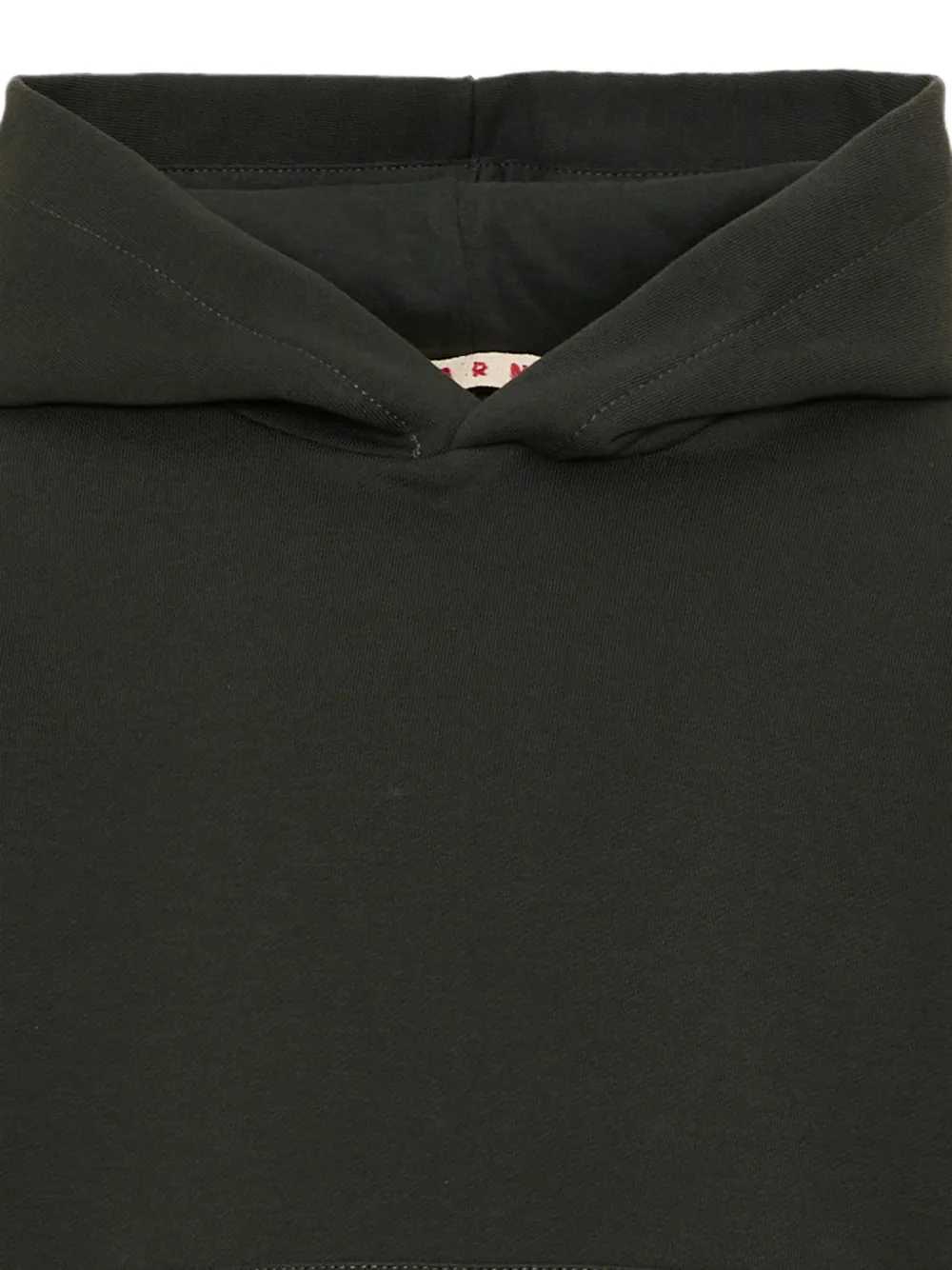 Marni Kids Hoodie met logoprint Groen