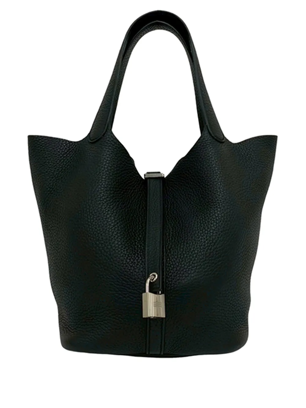 Hermès Pre-Owned Borsa a mano Picotin Lock 22 in pelle Clemence 2000-2020 - Nero