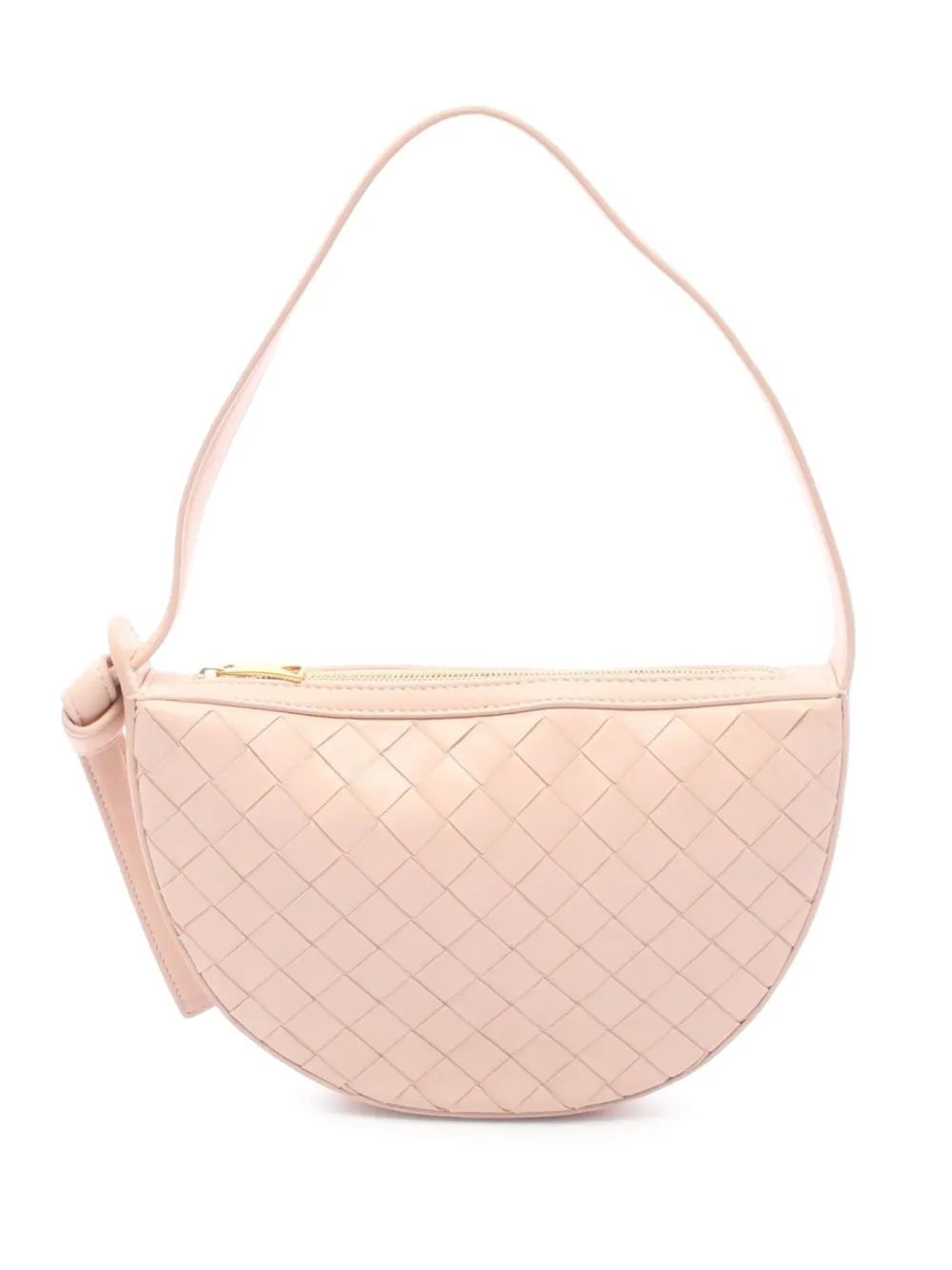 Bottega Veneta Pre-Owned Borsa a spalla Sunrise mini con design Intrecciato 2012-2026 - Rosa