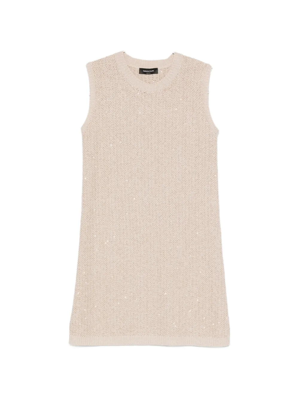 Fabiana Filippi sequin-embellished knitted dress - Toni neutri
