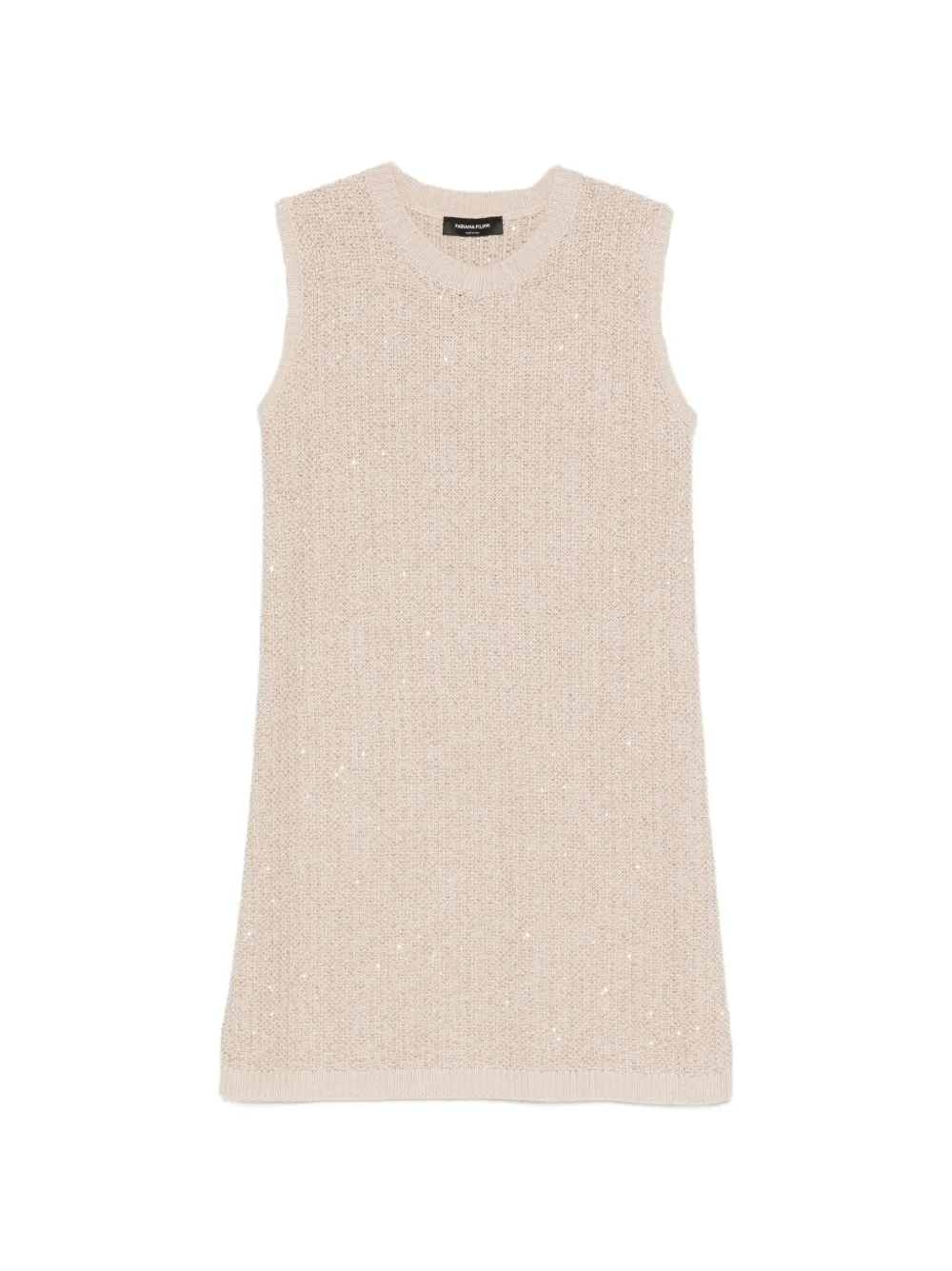 Fabiana Filippi sequin-embellished knitted dress - Toni neutri