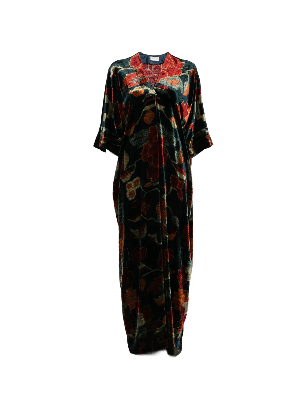 Pierre-Louis Mascia velvet maxi dress - Blu