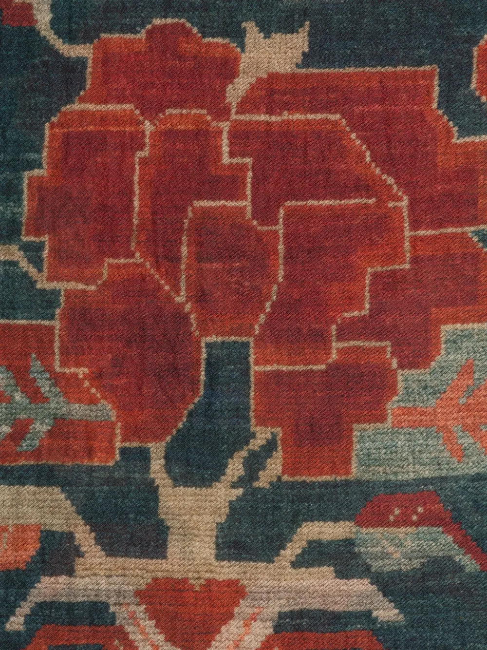 Pierre-Louis Mascia Sjaal met bloemenprint Blauw