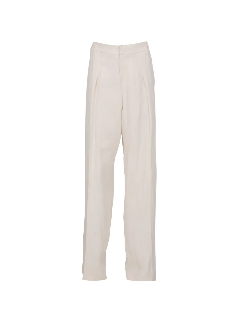 TOM FORD pleated straight-leg trousers - Toni neutri