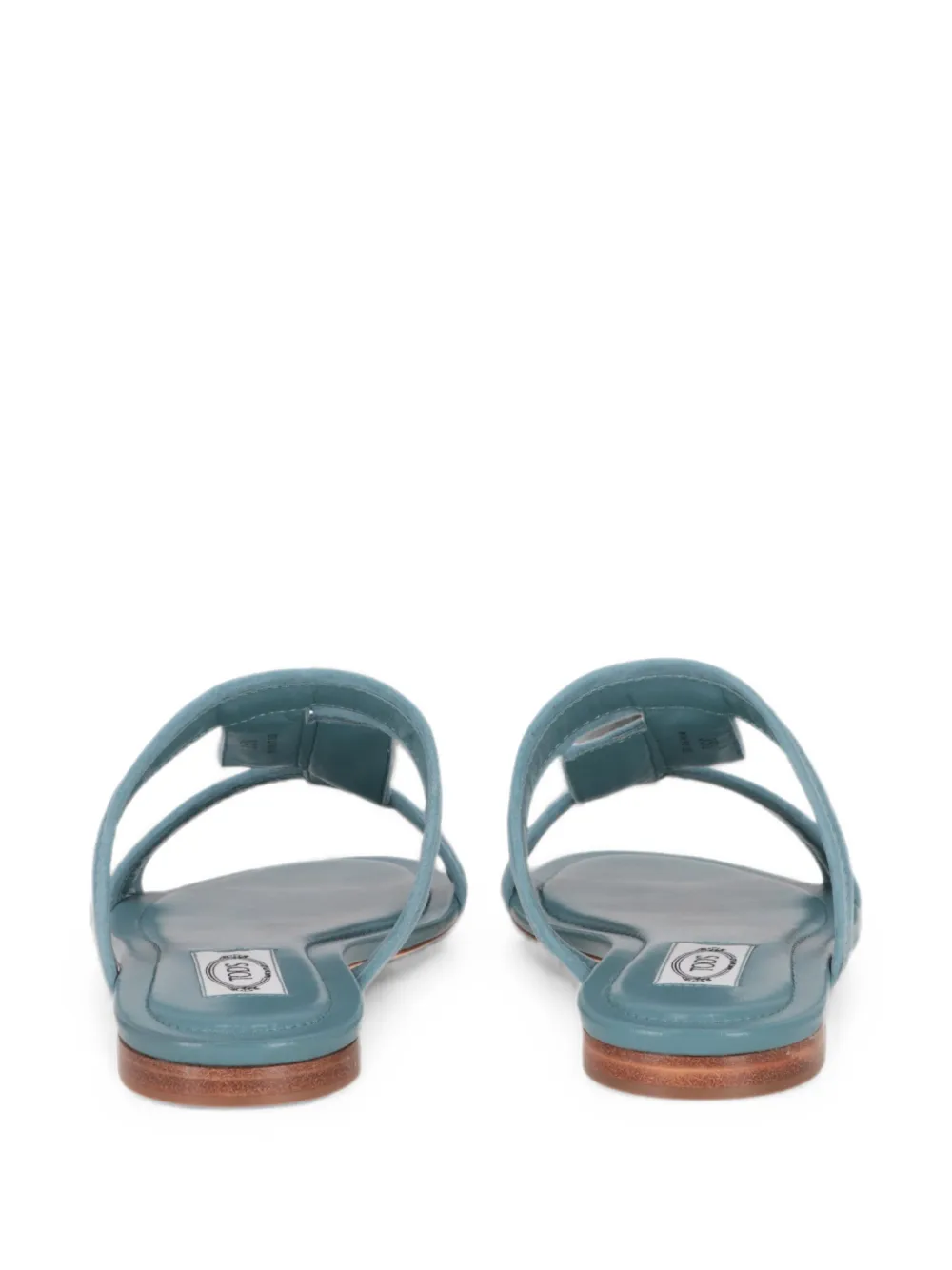 Tod's Timeless suède sandalen Blauw